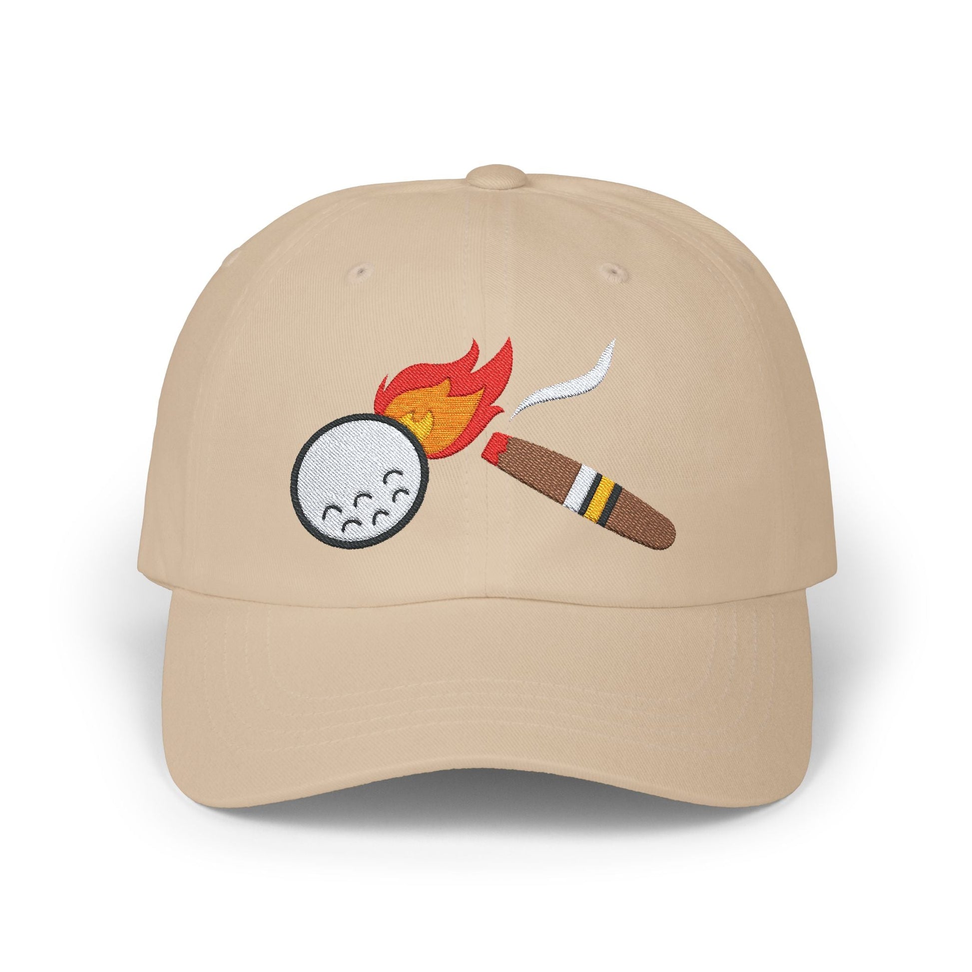 Cigar Golf Ball Flame Hat - Cigar Style Co.