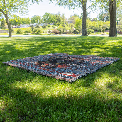 Cigar Indian Western Woven Blanket 50"x60" - Cigar Style Co.