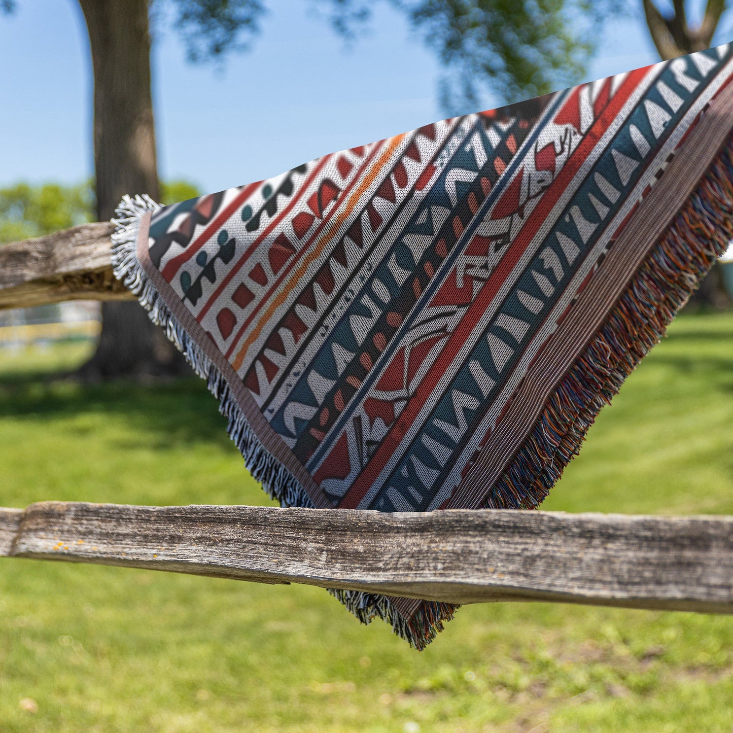 Cigar Indian Western Woven Blanket 50"x60" - Cigar Style Co.