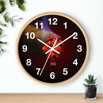 Cigar Lounge Wall Clock - Cigar Style Co.