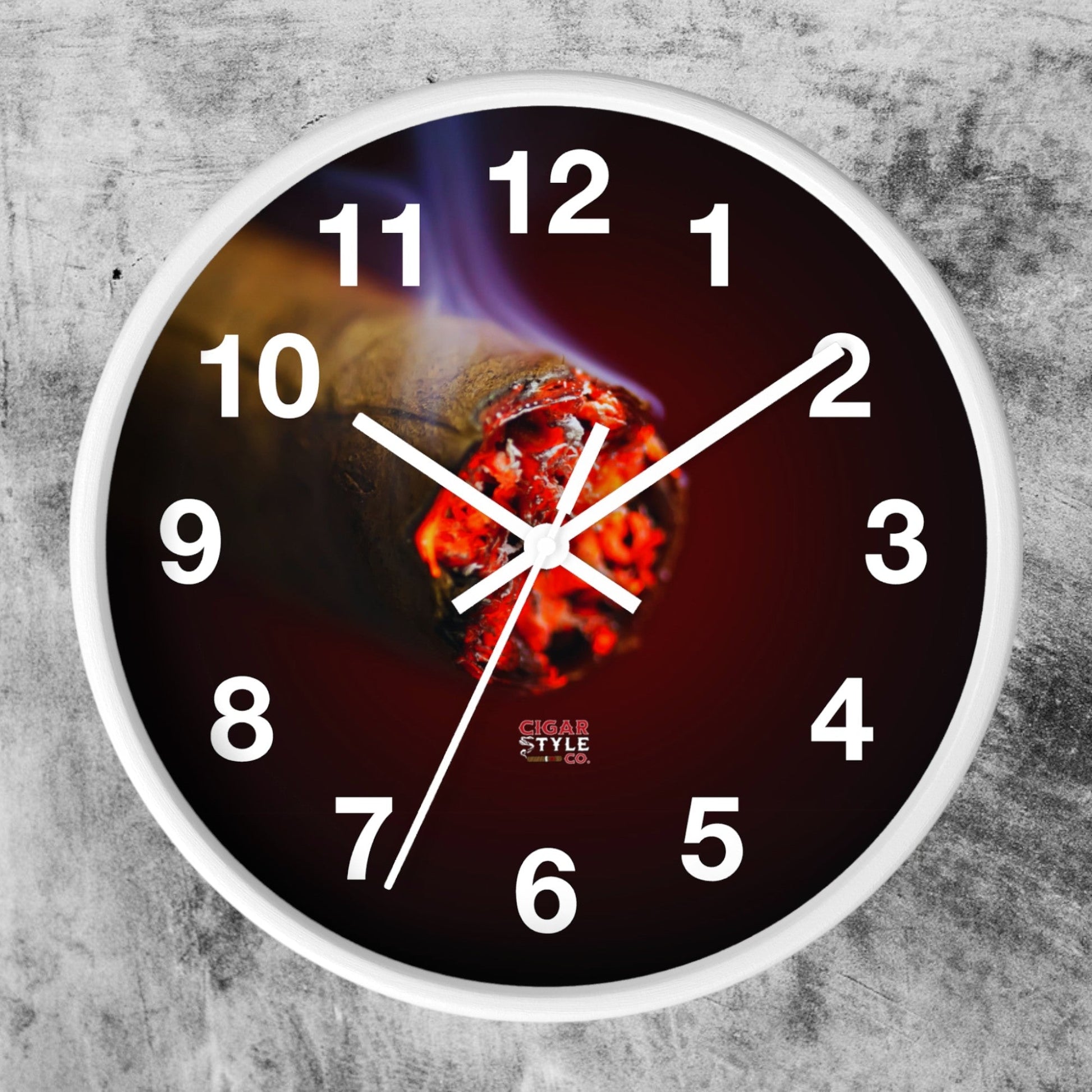 Cigar Lounge Wall Clock - Cigar Style Co.