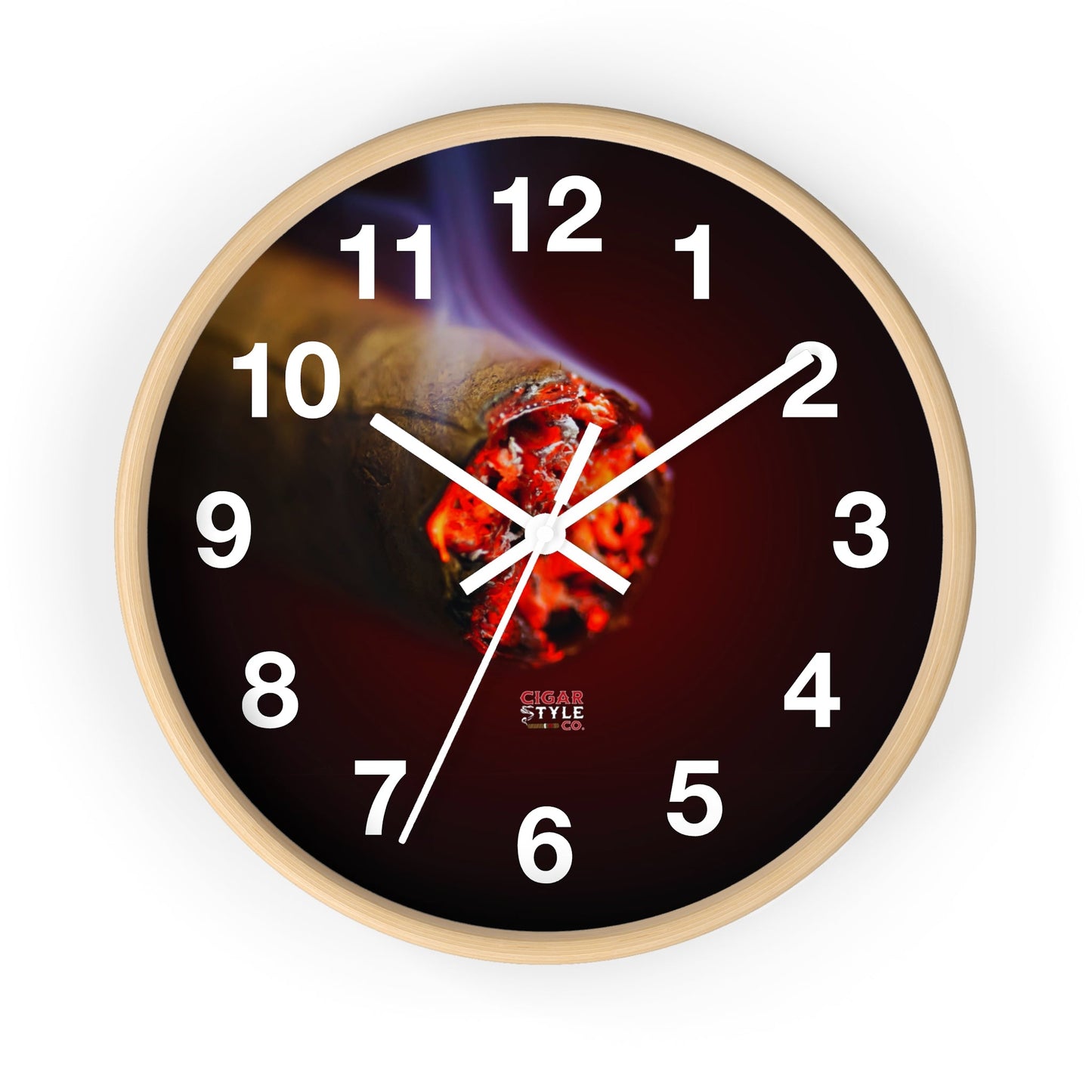 Cigar Lounge Wall Clock - Cigar Style Co.