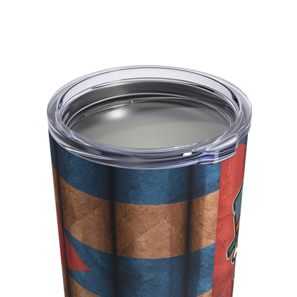 Cuban Cigar Flag Tumbler 10 oz. - Cigar Style Co.