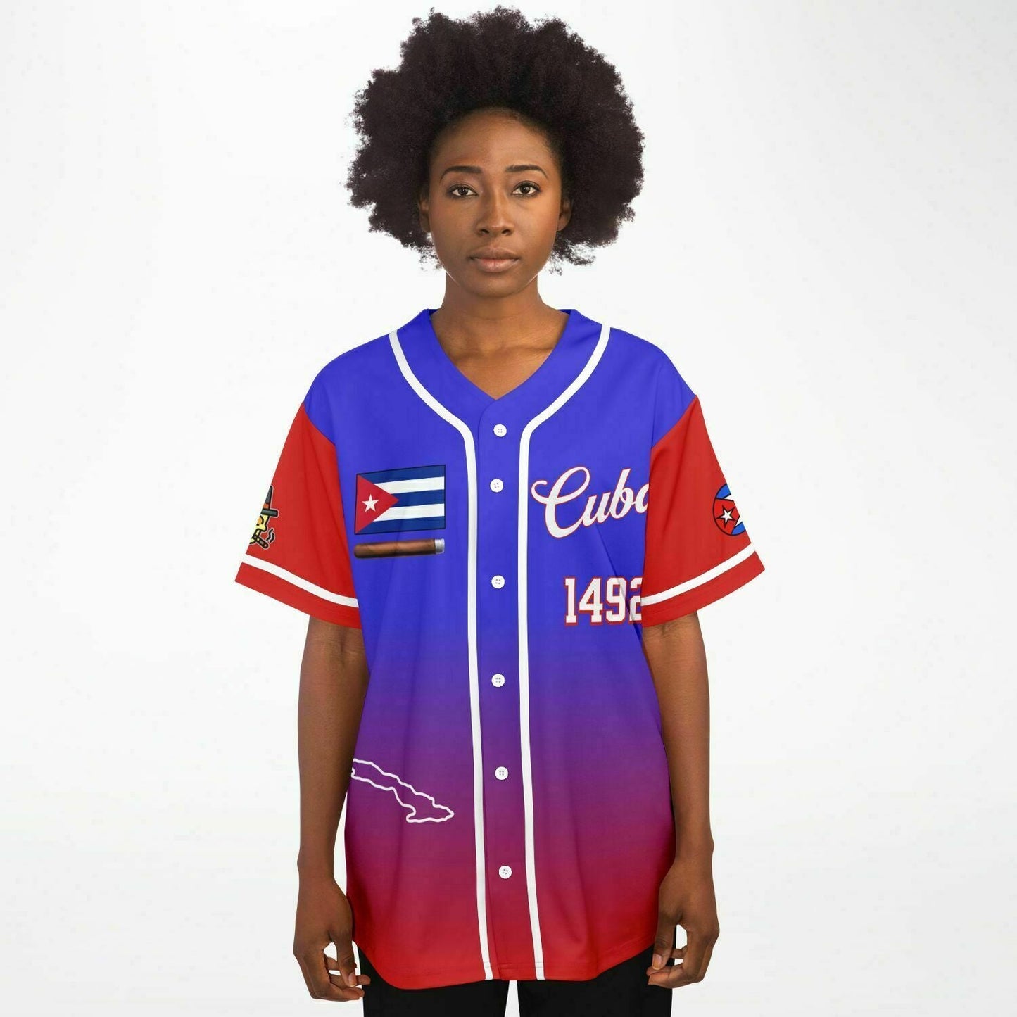 Cuban Cigars Baseball Jersey - Cigar Style Baseball Jerseys - Cigar Style Co.