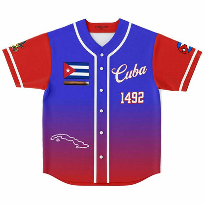 Cuban Cigars Baseball Jersey - Cigar Style Baseball Jerseys - Cigar Style Co.