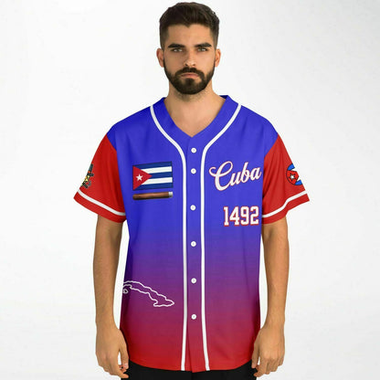 Cuban Cigars Baseball Jersey - Cigar Style Baseball Jerseys - Cigar Style Co.