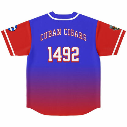 Cuban Cigars Baseball Jersey - Cigar Style Baseball Jerseys - Cigar Style Co.