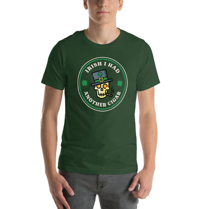 Irish I Had Another Cigar T-Shirt - Cigar Style Co. T-Shirts - Cigar Style Co.