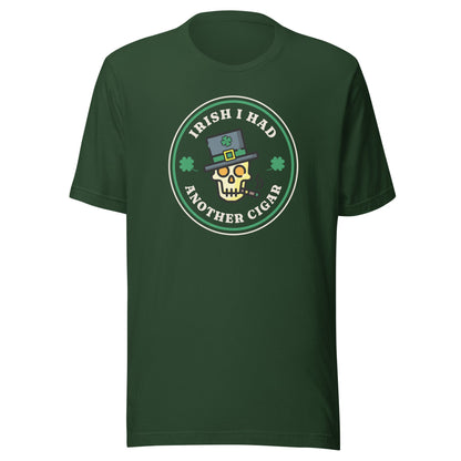 Irish I Had Another Cigar T-Shirt - Cigar Style Co. T-Shirts - Cigar Style Co.