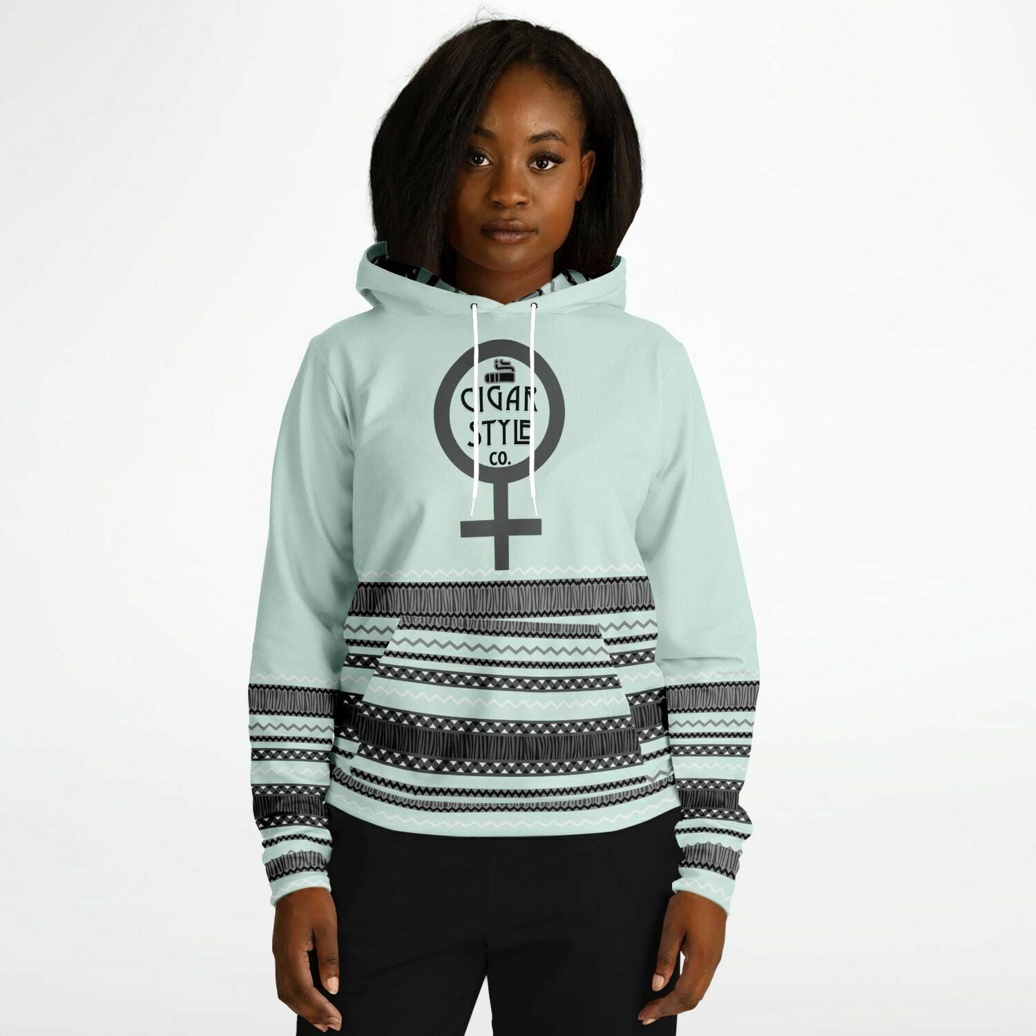 Ladies Blue Bliss Hoodie - Cigar Style Hoodies - Cigar Style Co.