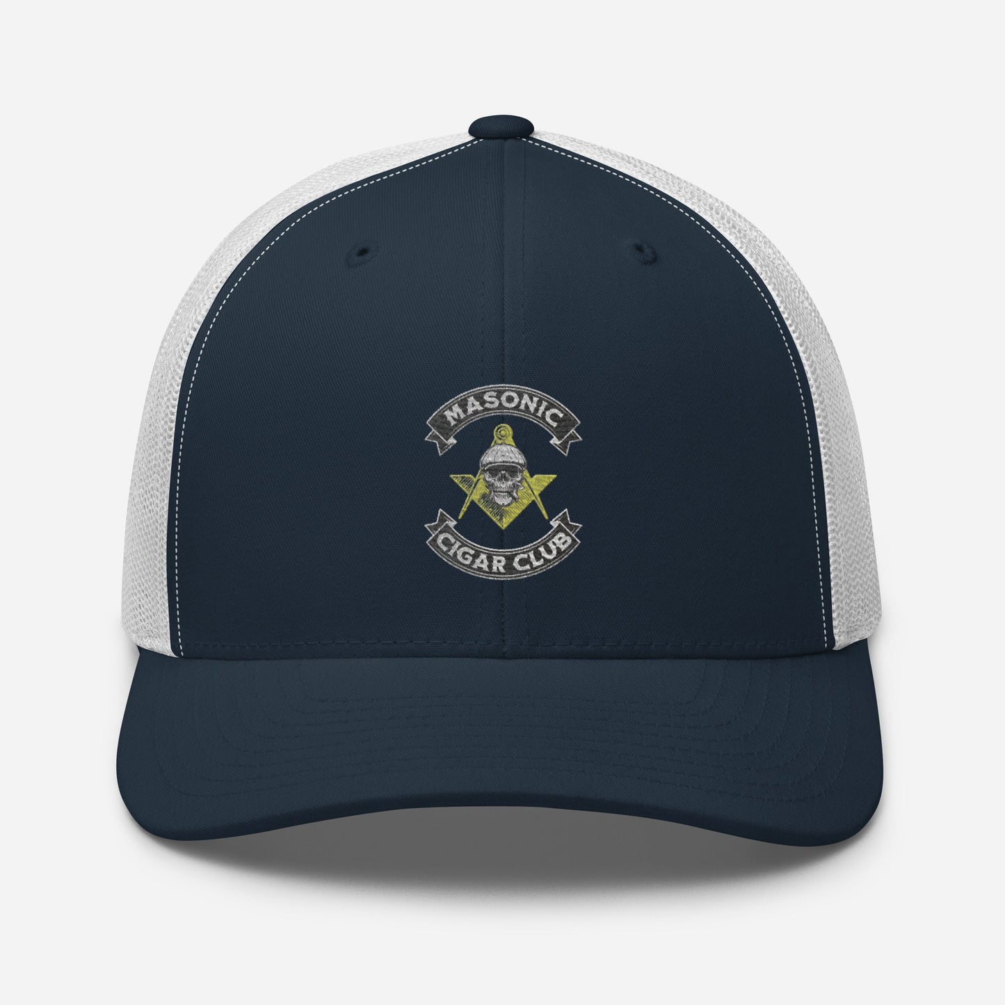 Masonic Cigar Club Trucker Cap - Cigar Style Hats - Cigar Style Co.