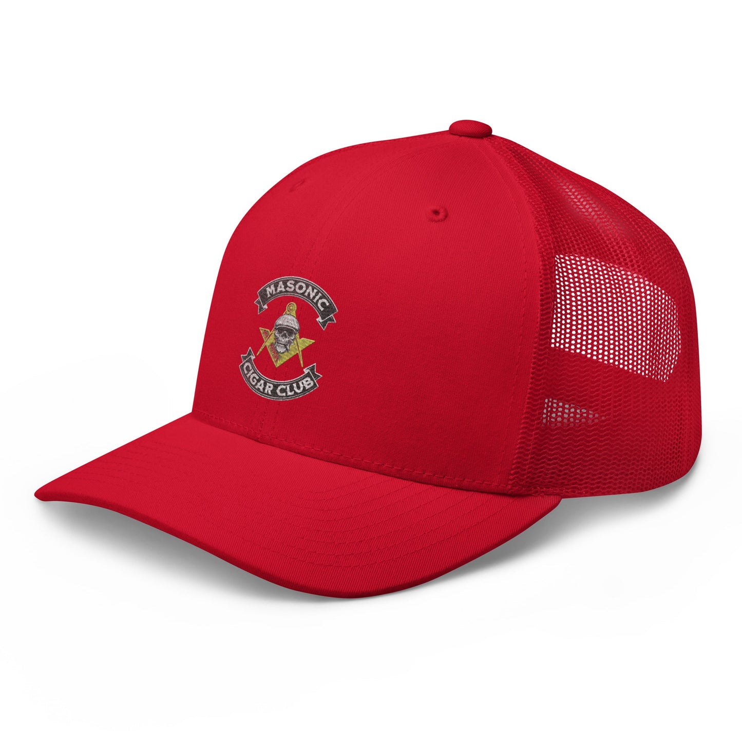 Masonic Cigar Club Trucker Cap - Cigar Style Hats - Cigar Style Co.