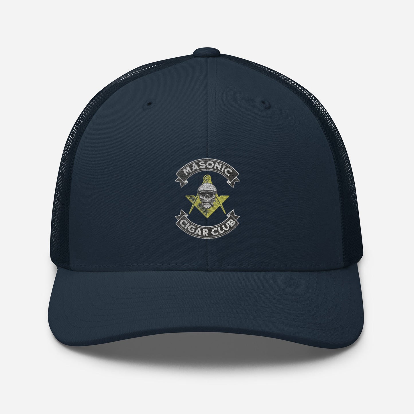 Masonic Cigar Club Trucker Cap - Cigar Style Hats - Cigar Style Co.