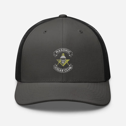 Masonic Cigar Club Trucker Cap - Cigar Style Hats - Cigar Style Co.