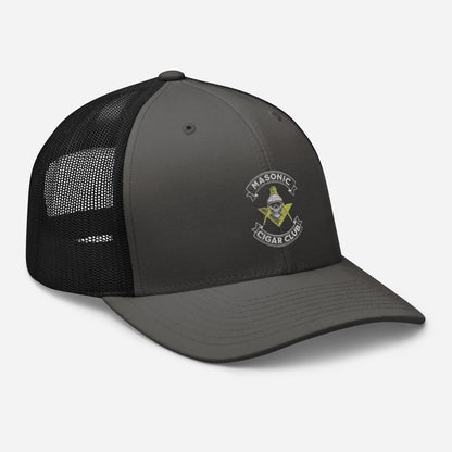 Masonic Cigar Club Trucker Cap - Cigar Style Hats - Cigar Style Co.