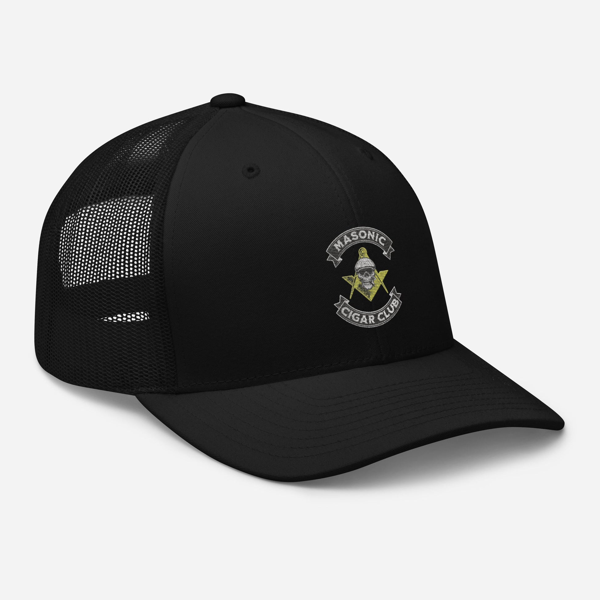 Masonic Cigar Club Trucker Cap - Cigar Style Hats - Cigar Style Co.