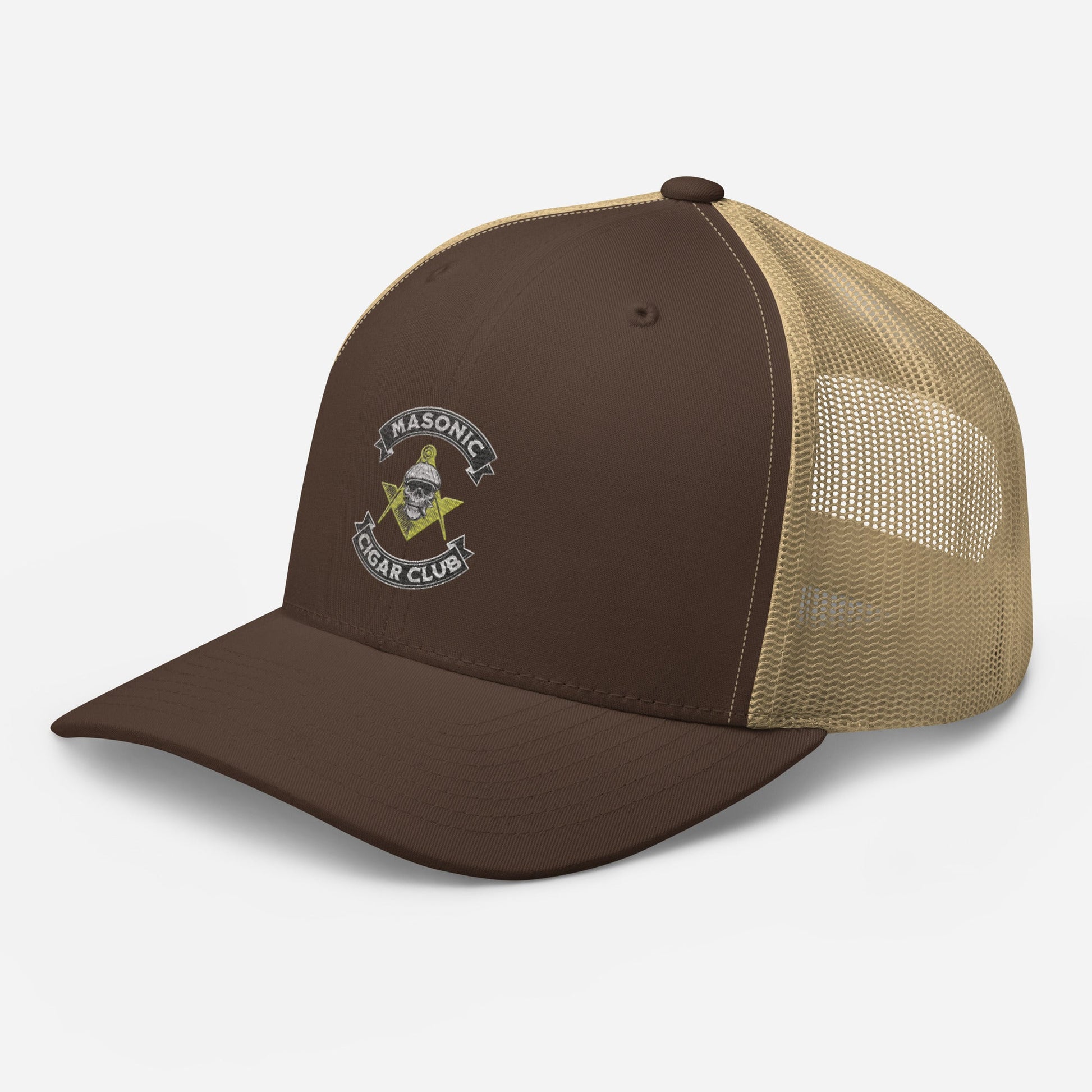 Masonic Cigar Club Trucker Cap - Cigar Style Hats - Cigar Style Co.