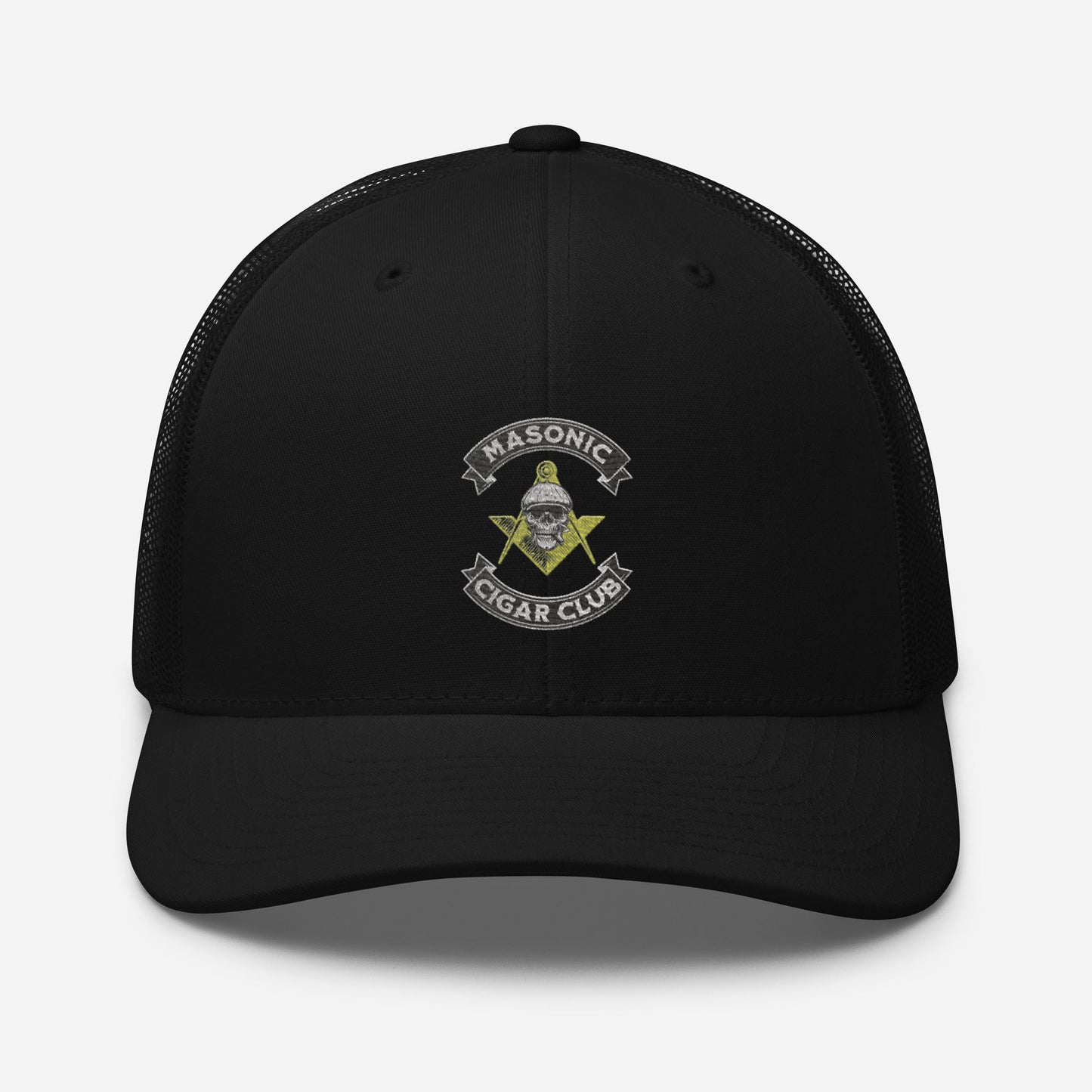 Masonic Cigar Club Trucker Cap - Cigar Style Hats - Cigar Style Co.