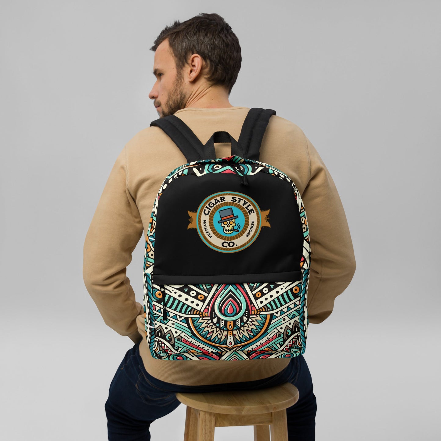 Smokin' Aztec Cigar Backback - Cigar Style Bags - Cigar Style Co.