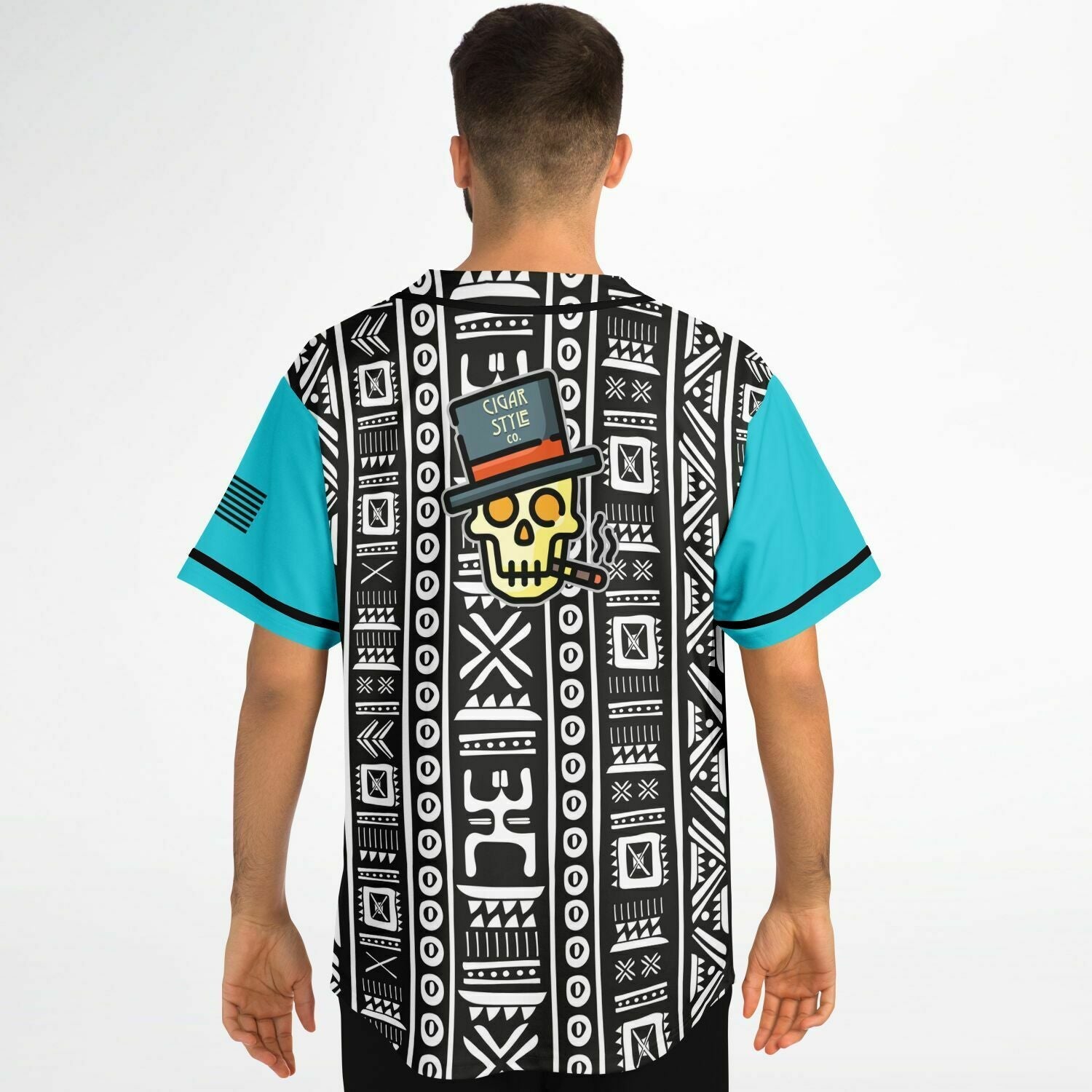 Smokin' Baja Baseball Jersey - Cigar Style Jerseys - Cigar Style Co.