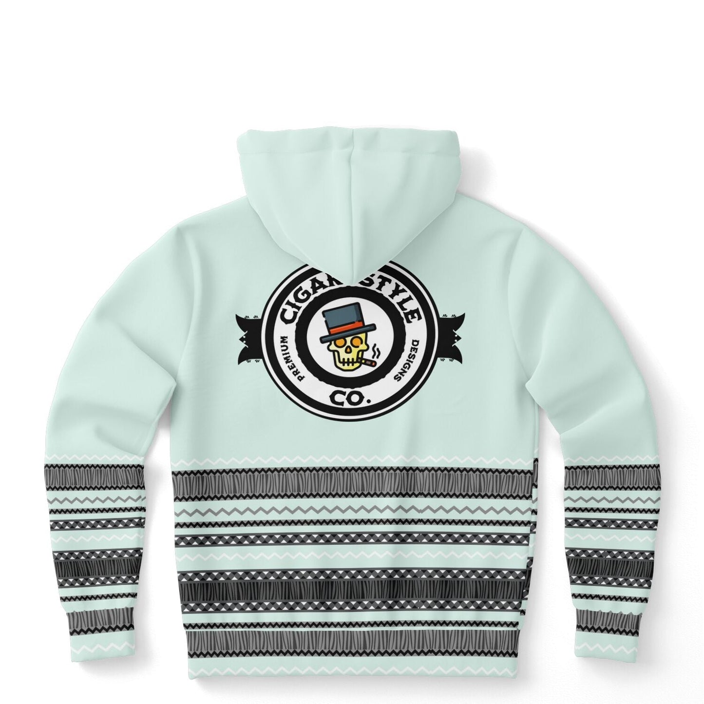 Smokin' Blue Indian Hoodie - Cigar Style Hoodies - Cigar Style Co.