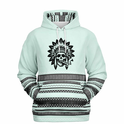 Smokin' Blue Indian Hoodie - Cigar Style Hoodies - Cigar Style Co.