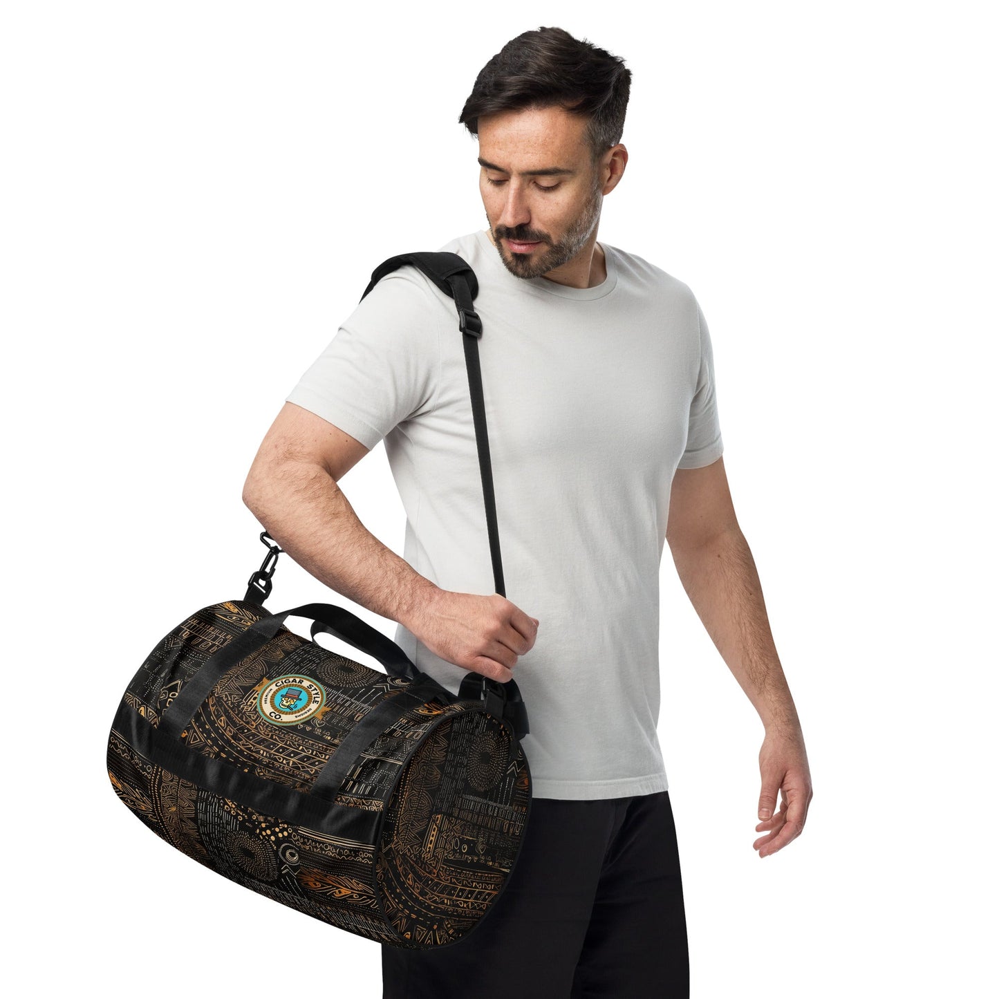 Smokin' Dark Tribal Cigar Duffel Bag - Cigar Style Bags - Cigar Style Co.