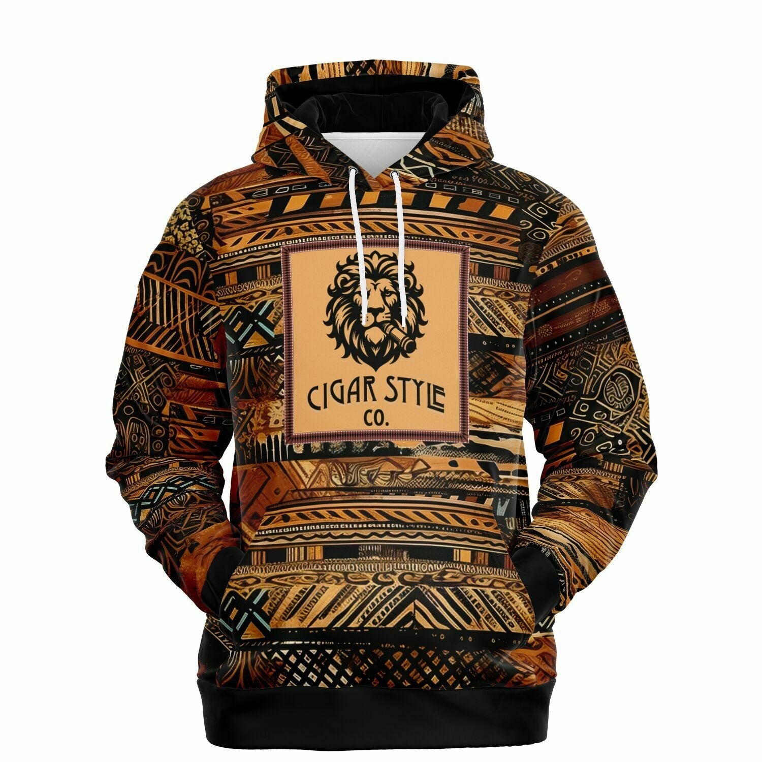 Smokin' Lion Hoodie - Cigar Style Hoodies - Cigar Style Co.