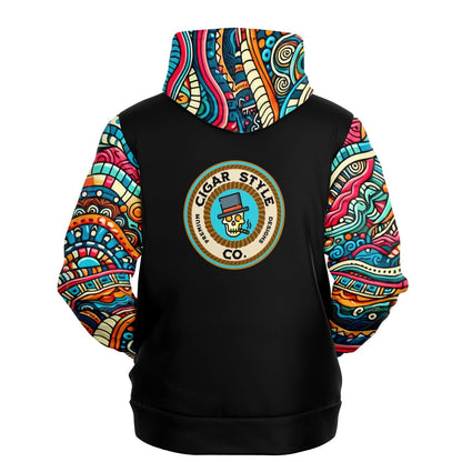 Smokin' Sugar Skull Hoodie - Cigar Style Hoodies - Cigar Style Co.