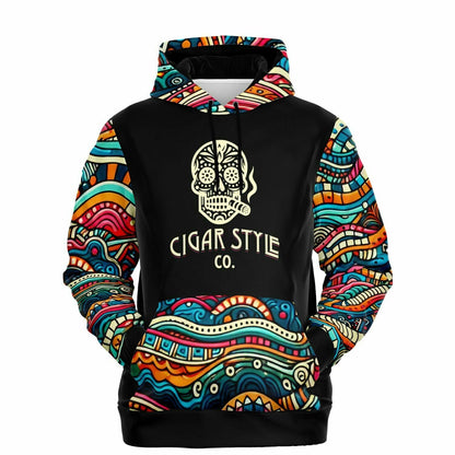 Smokin' Sugar Skull Hoodie - Cigar Style Hoodies - Cigar Style Co.