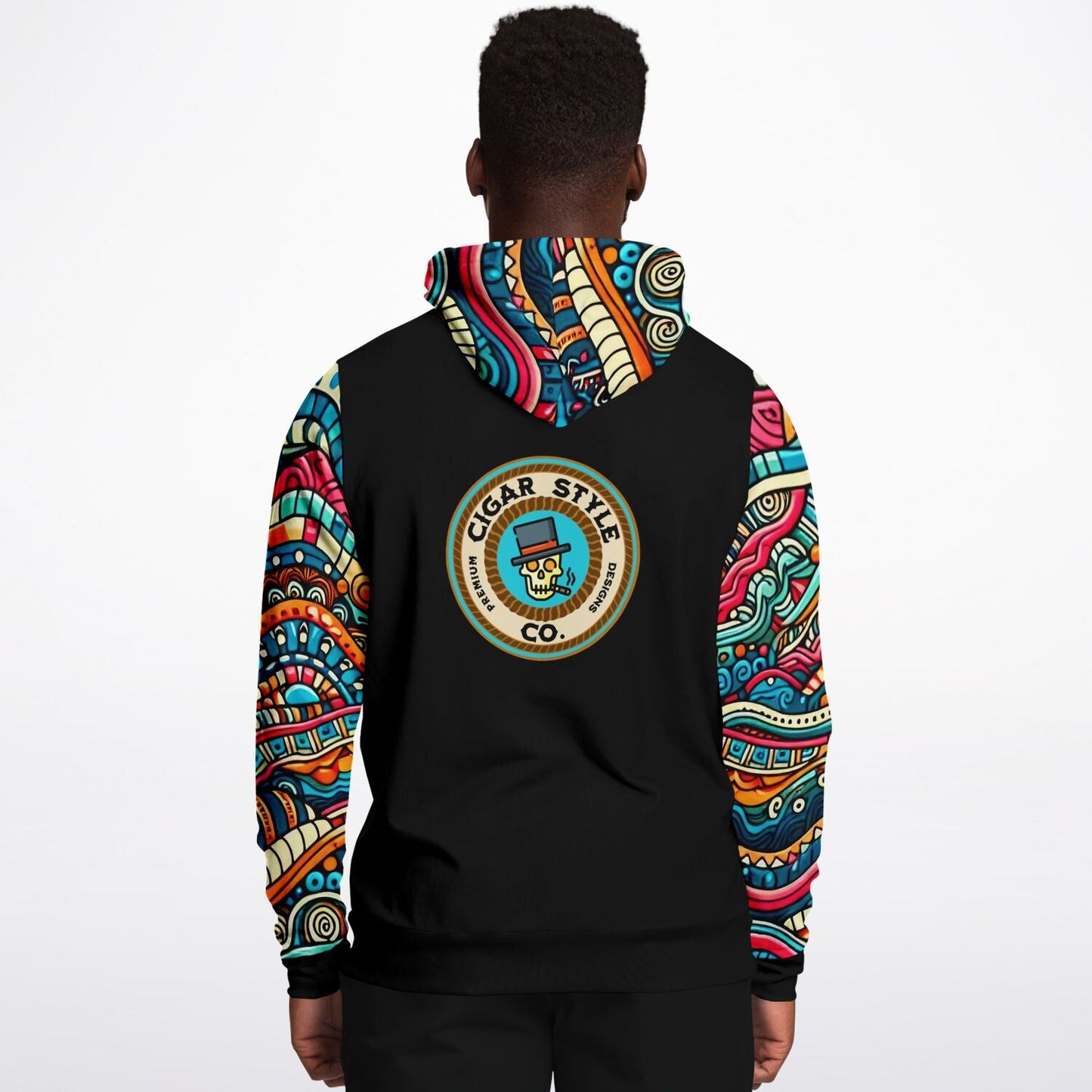 Smokin' Sugar Skull Hoodie - Cigar Style Hoodies - Cigar Style Co.