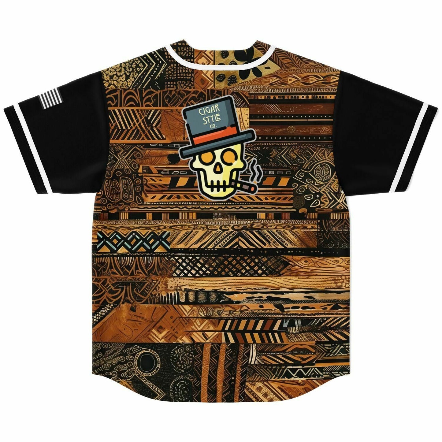 Smokin' Tribal Baseball Jersey - Cigar Style Jerseys - Cigar Style Co.