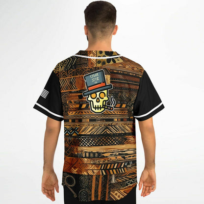 Smokin' Tribal Baseball Jersey - Cigar Style Jerseys - Cigar Style Co.