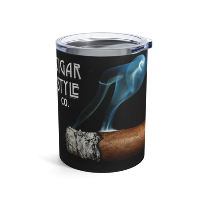 Smoking Cigar Ash Tumbler 10 oz. - Cigar Style Co.