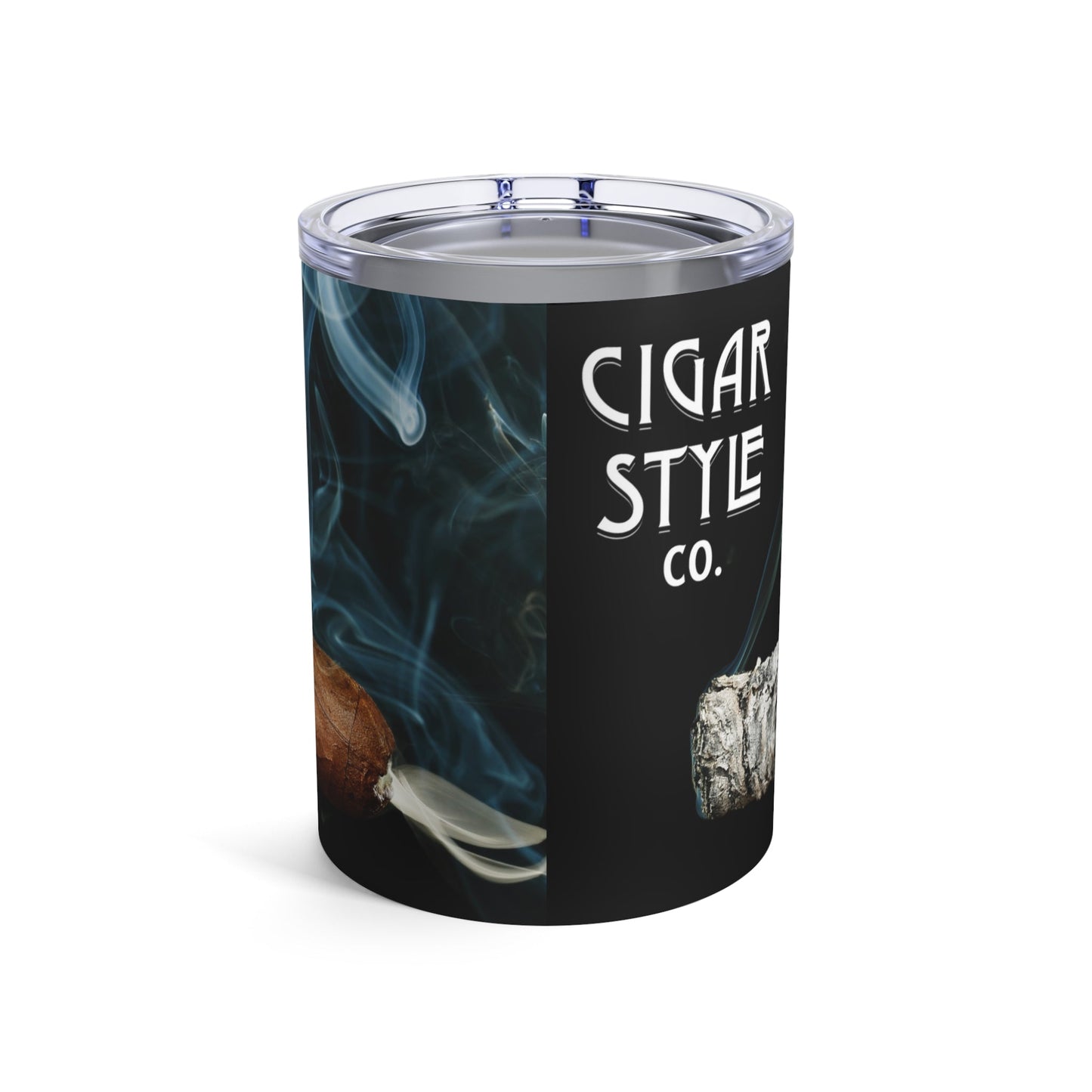 Smoking Cigar Ash Tumbler 10 oz. - Cigar Style Co.