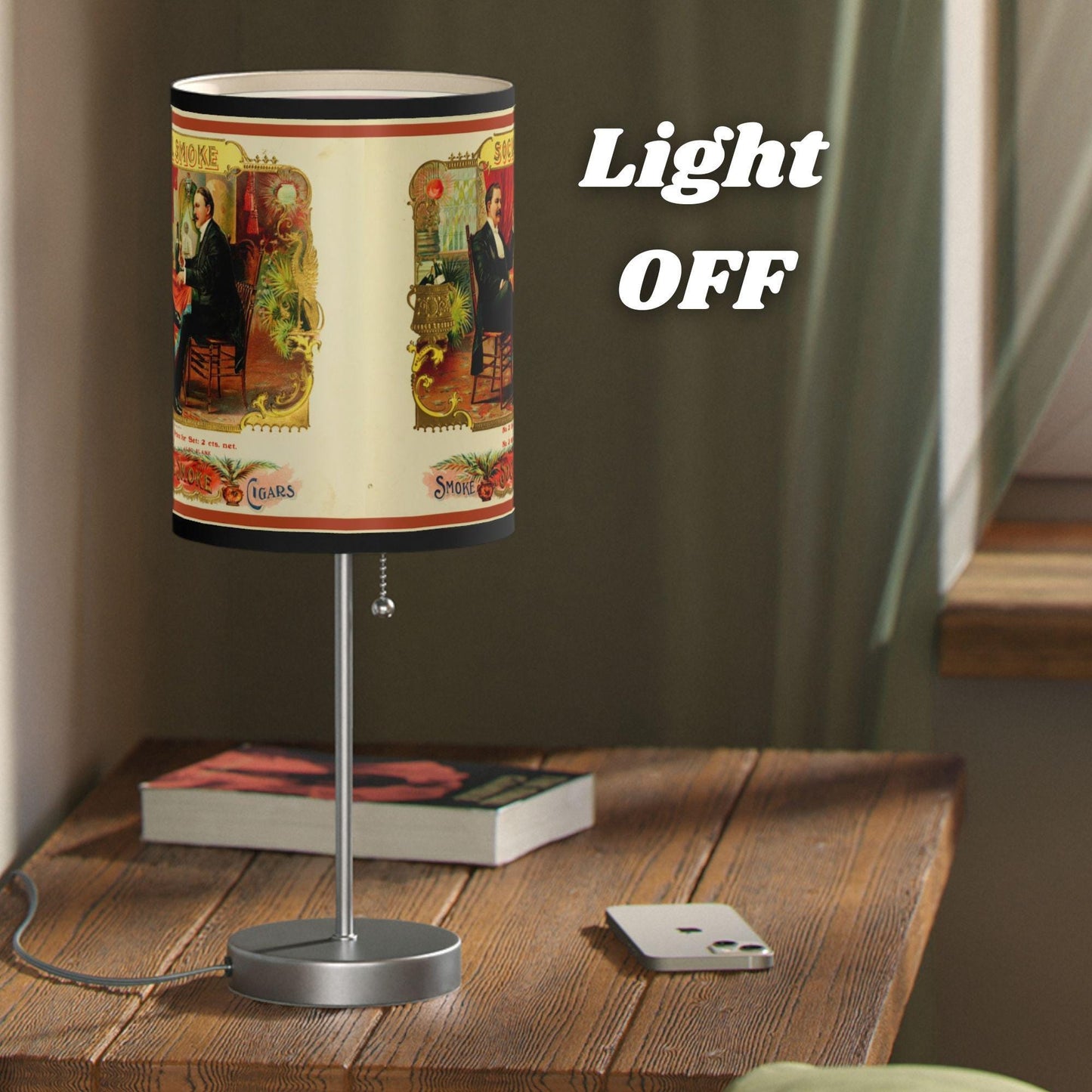 Social Smoke Vintage Cigar Lamp - Cigar Style Co.