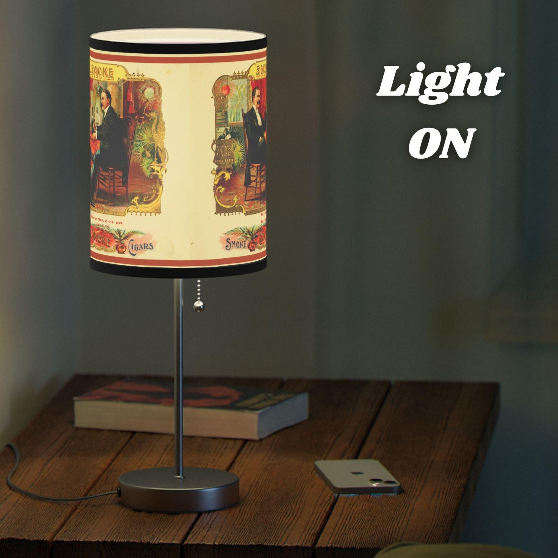 Social Smoke Vintage Cigar Lamp - Cigar Style Co.