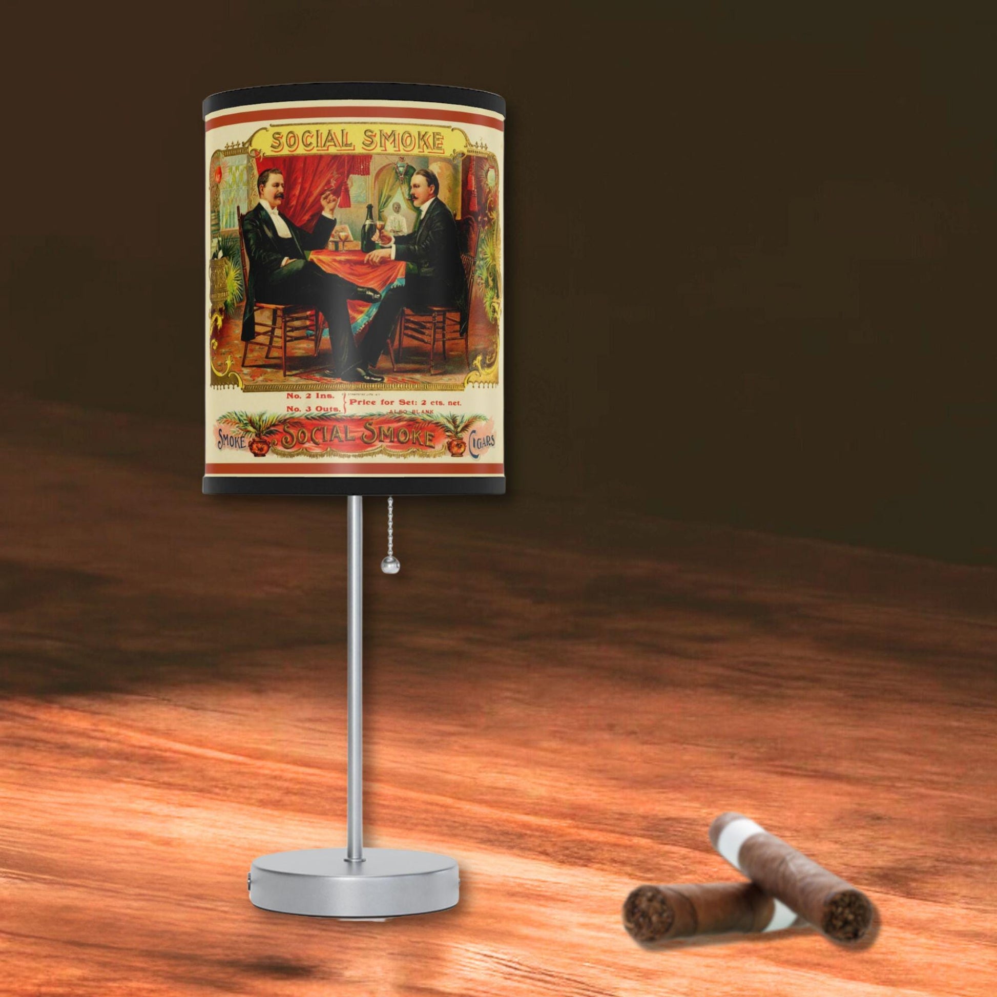 Social Smoke Vintage Cigar Lamp - Cigar Style Co.