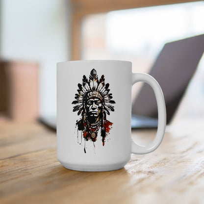 Vintage Retro Cigar Indian Mug - Cigar Style Co.