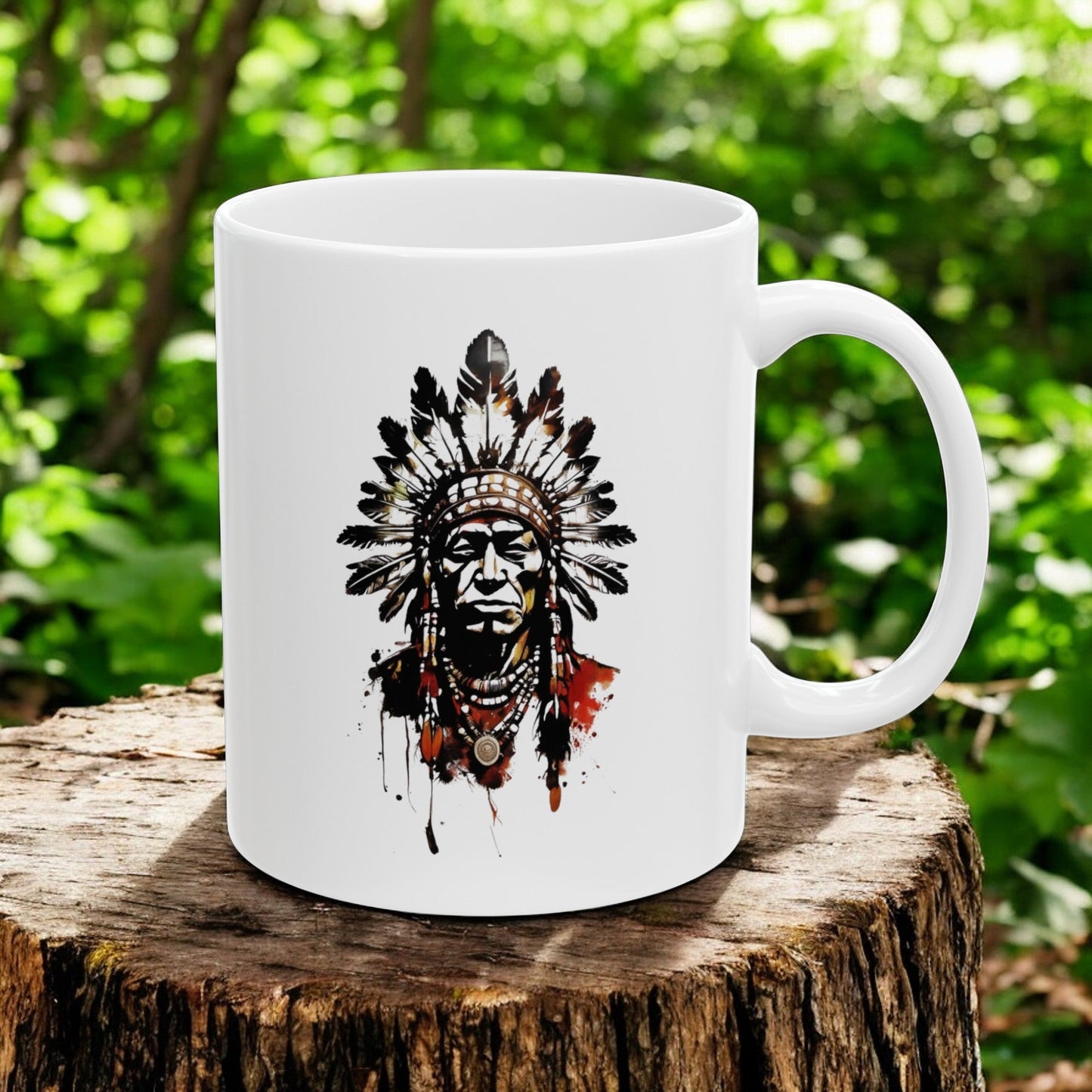 Vintage Retro Cigar Indian Mug - Cigar Style Co.