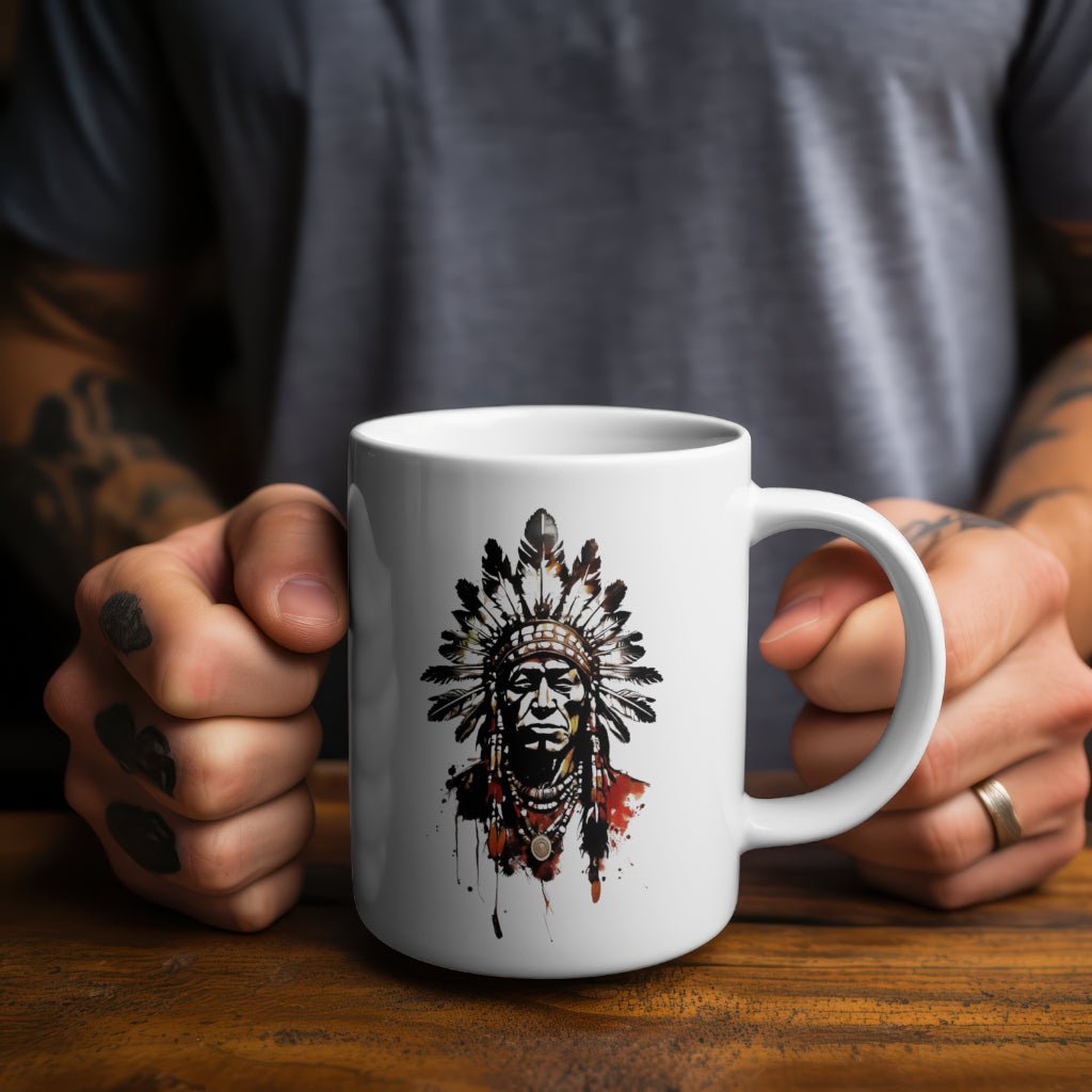 Vintage Retro Cigar Indian Mug - Cigar Style Co.