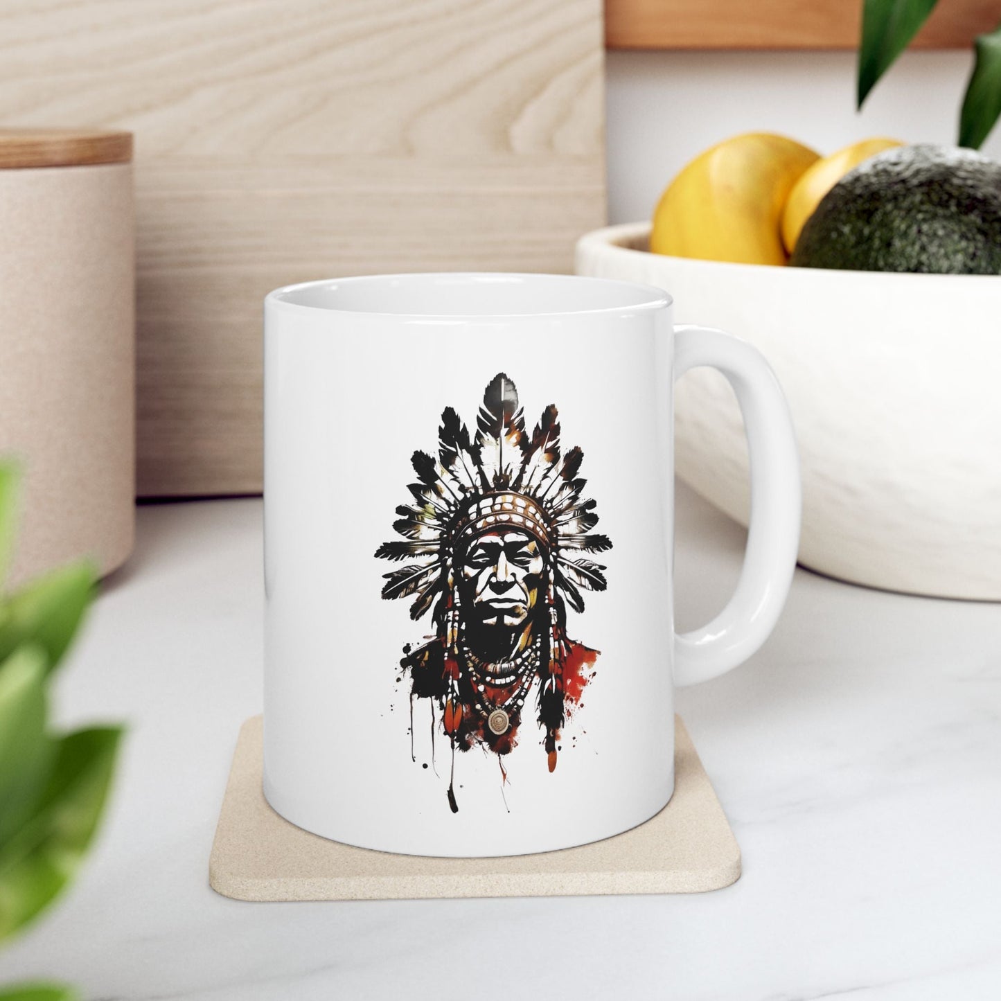 Vintage Retro Cigar Indian Mug - Cigar Style Co.