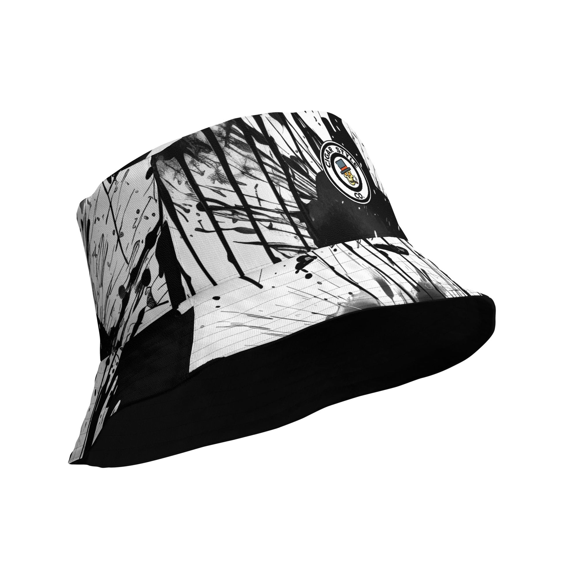 White Street Style Cigar Bucket Hat - Cigar Style Bucket Hats - Cigar Style Co.