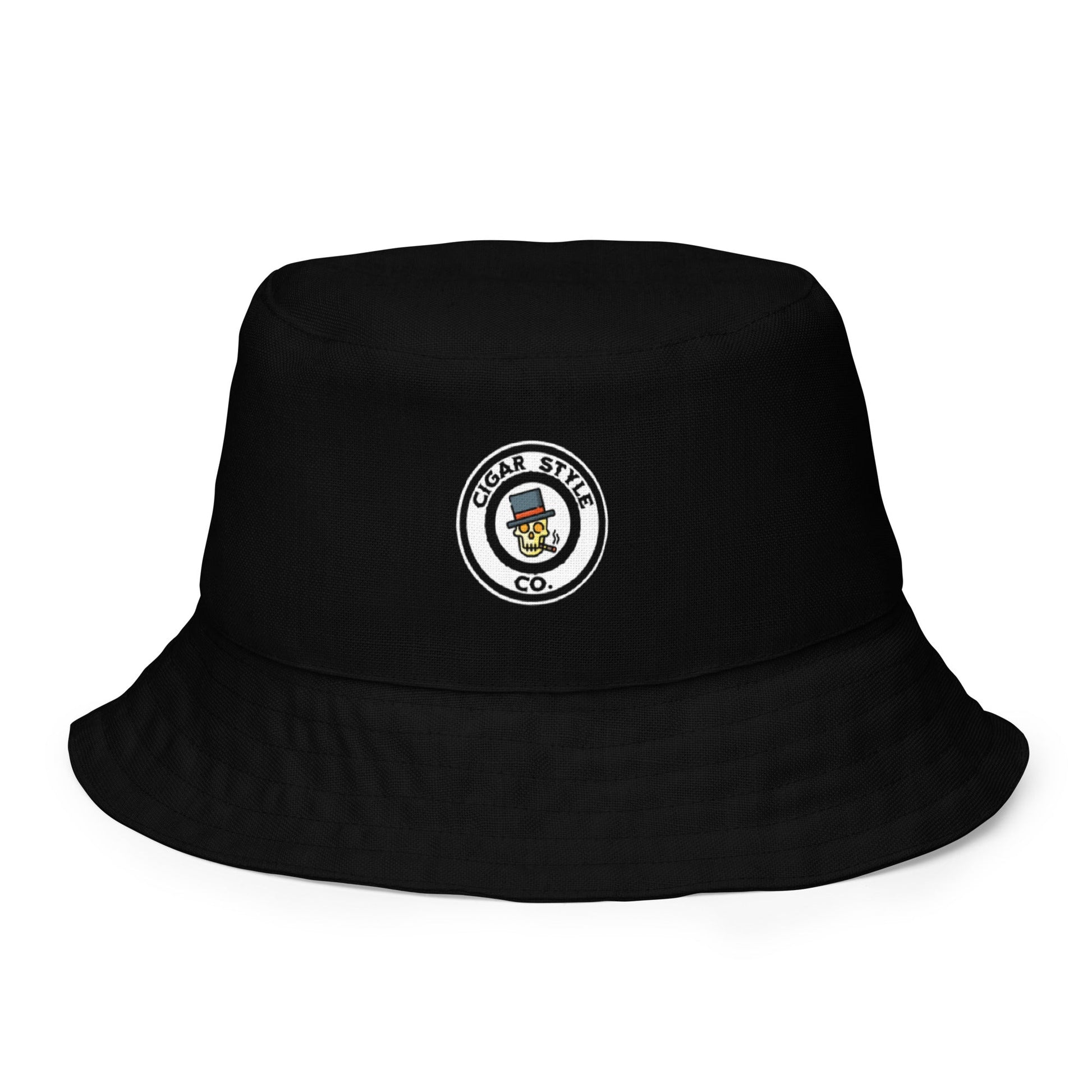 White Street Style Cigar Bucket Hat - Cigar Style Bucket Hats - Cigar Style Co.